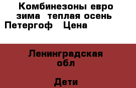 Комбинезоны евро-зима, теплая осень, Петергоф › Цена ­ 700-2000 - Ленинградская обл. Дети и материнство » Детская одежда и обувь   